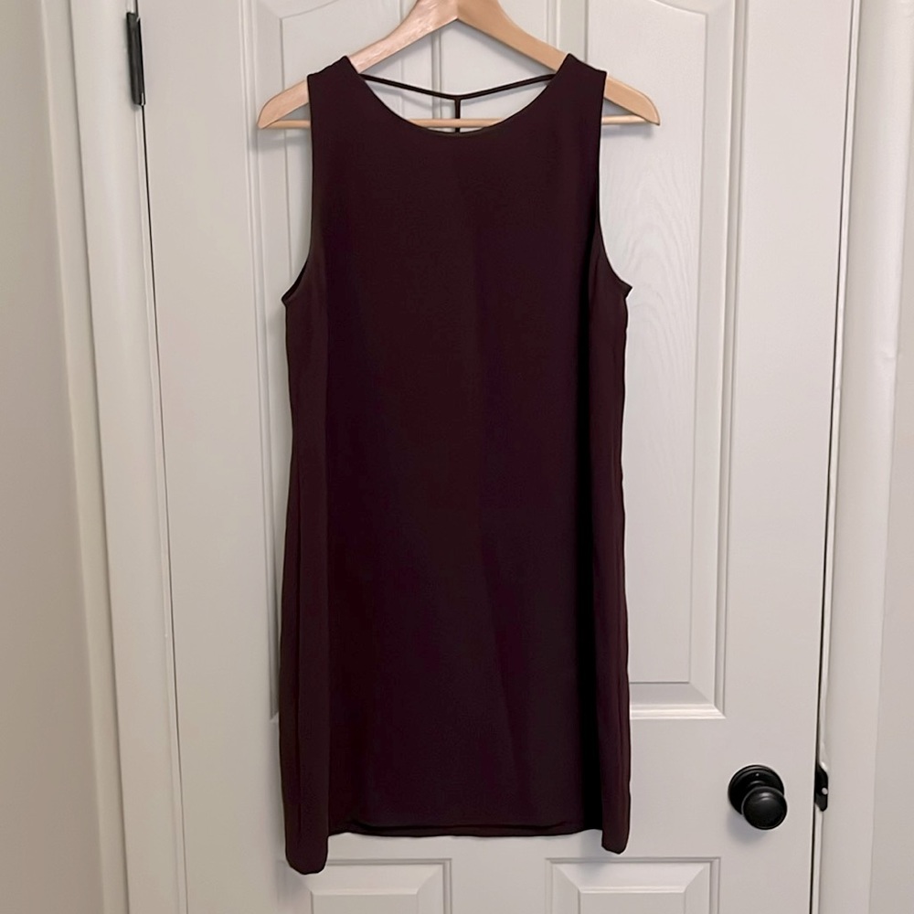 Deep Merlot shift dress